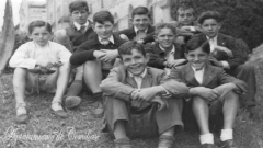Grupo de niños en el seminario (hacia 1960)